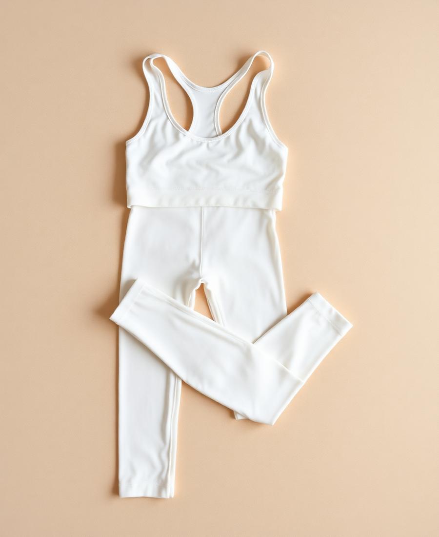 Legging Blanc Couture